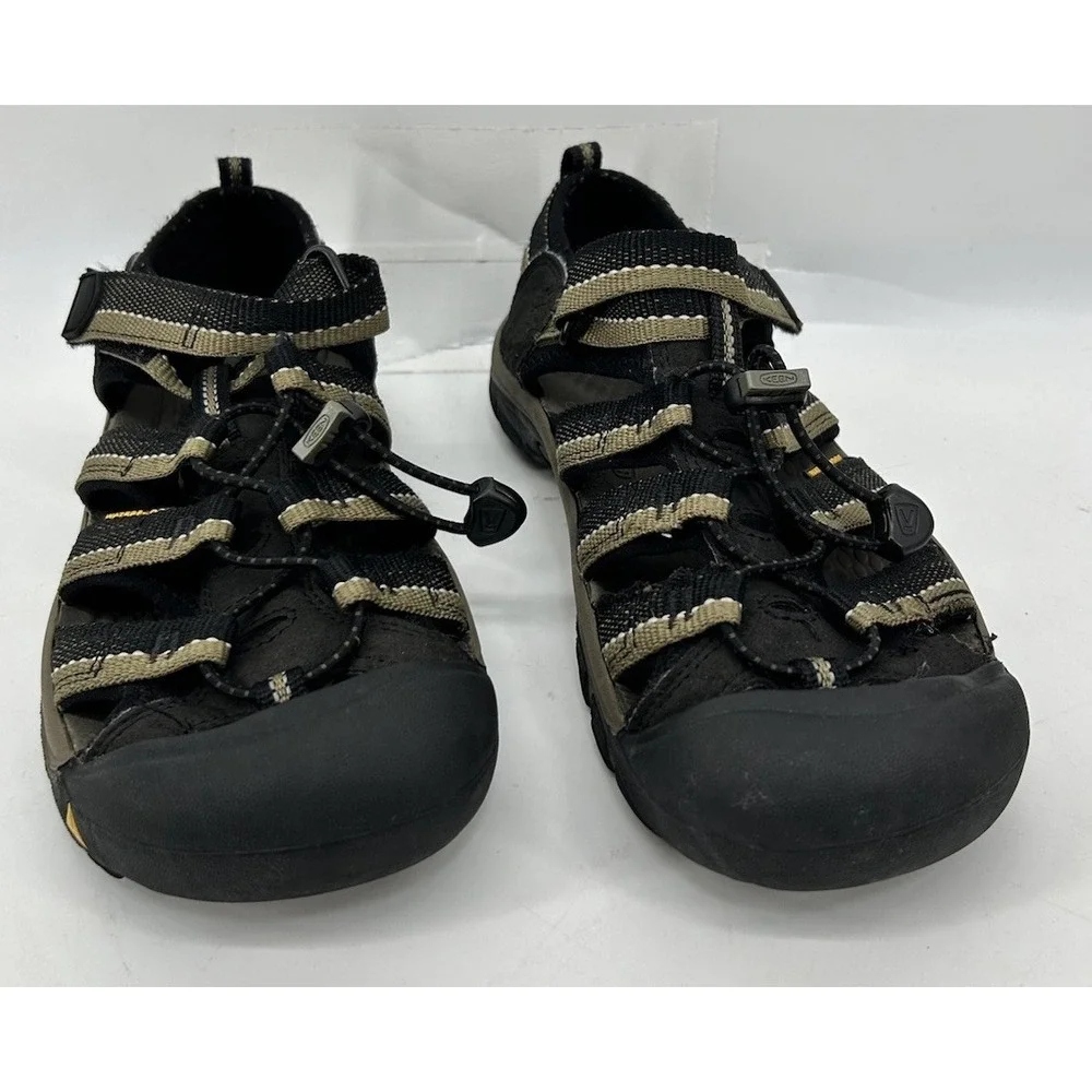 Keen Newport H2 Waterproof Sandals Black With Olive Kids Size 5